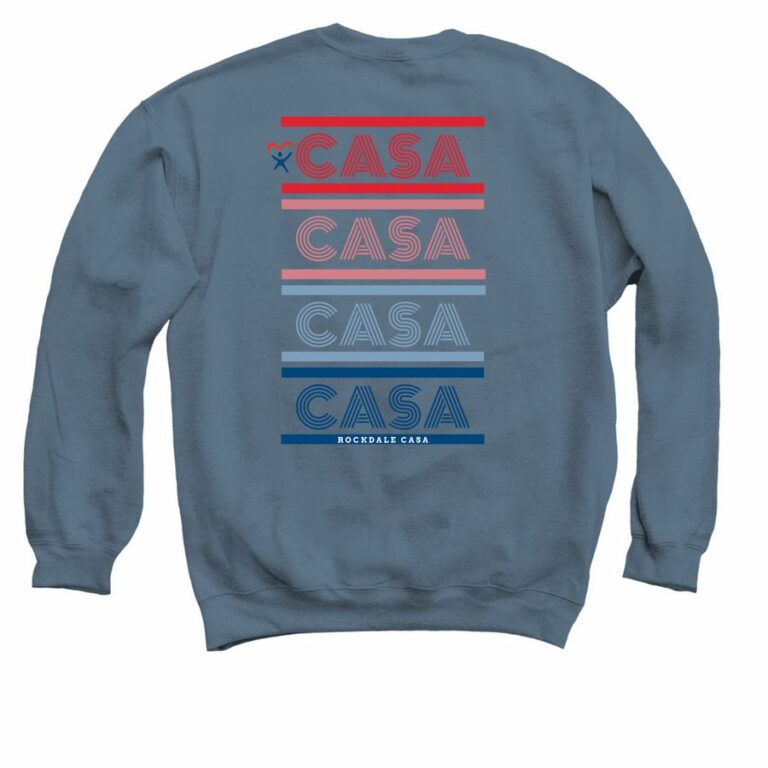 CASA CASA CASA navy crewneck sweatshirt