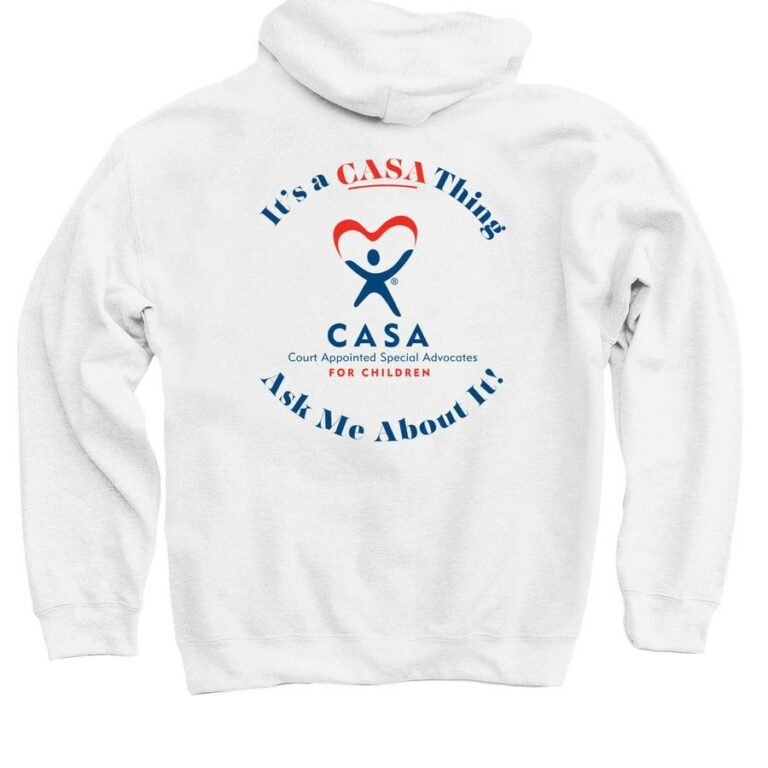Its a CASA Thing Back White Sweatshirt